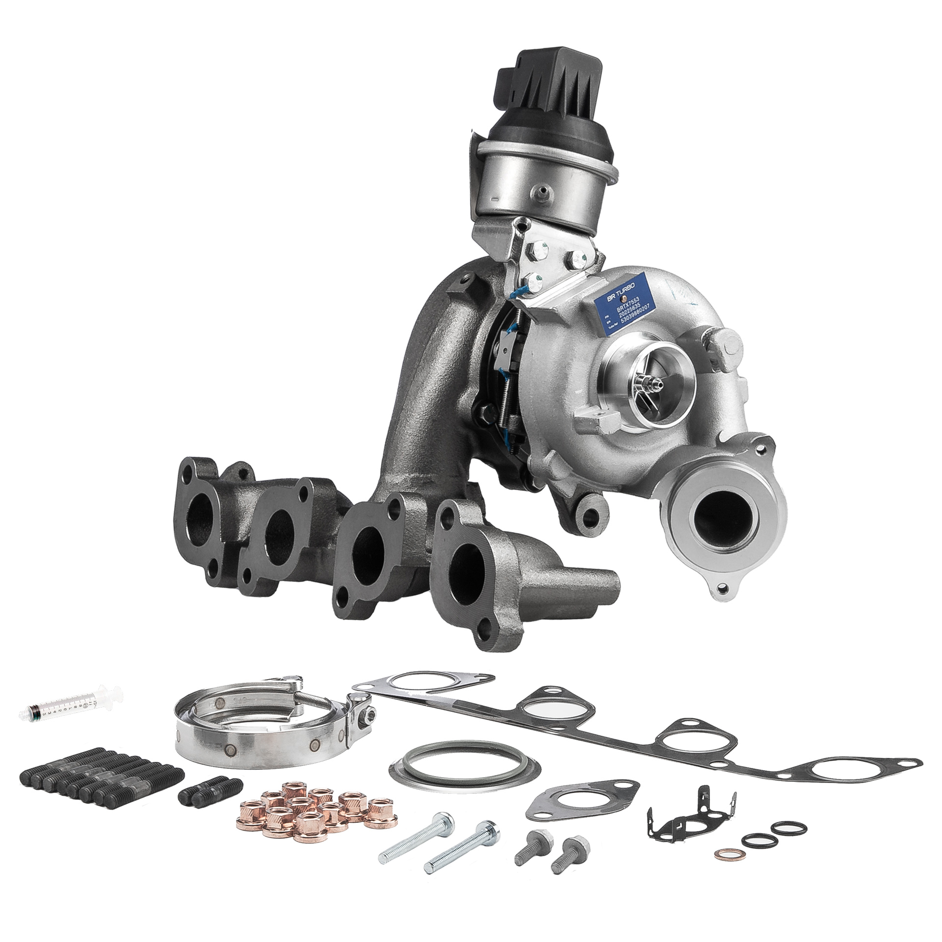 OEM 03L253056CX BR Turbo Turbocompresor BRTX7553M para VOLKSWAGEN, SEAT, AUDI, SKODA