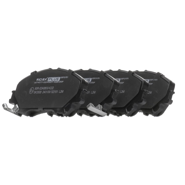 OEM D10604EA0ARV RIDEX PLUS Remblokken 402B1050P voor NISSAN