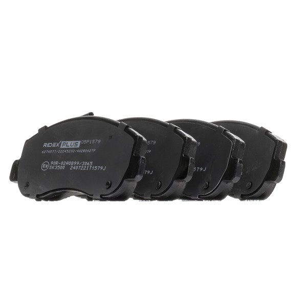Remblokken (402B0427P) van RIDEX PLUS Voor RENAULT MASTER III Open laadbak/ Chassis (EV, HV, UV) 2.3 dCi 150 RWD (HV0F, UV0F) (110 KW / 150 PK / Van 2013)