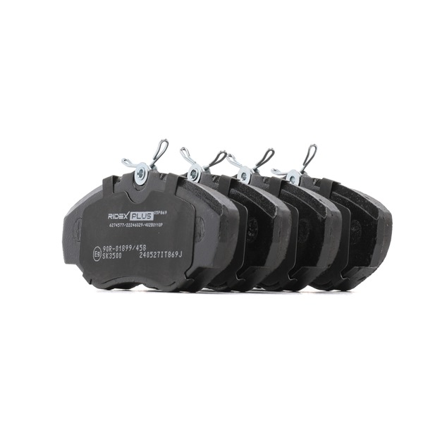 Remblokken (402B0110P) van RIDEX PLUS Voor RENAULT TRAFIC II Bus (JL) 1.9 dCi (75 KW / 102 PK / Van 2012)