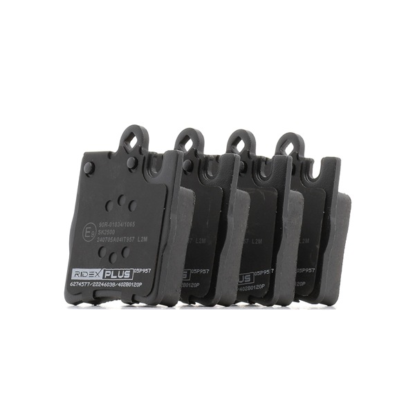 OEM 0034202820 RIDEX PLUS Kit pastiglie freni 402B0120P per MERCEDES-BENZ, HYUNDAI, SMART, SSANGYONG