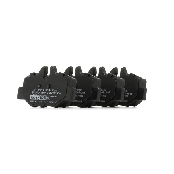 OEM A0014211010 RIDEX PLUS Pastilhas de travão 402B0098P para MERCEDES-BENZ