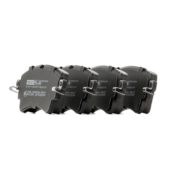 OEM 8W0698451P RIDEX PLUS Kit pastiglie freni 402B1217P per VOLKSWAGEN, AUDI, SEAT, SKODA