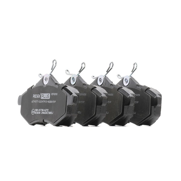 OEM 425258 RIDEX PLUS Kit pastiglie freni 402B0151P per VOLKSWAGEN, FORD, PEUGEOT, CITROЁN, CHEVROLET