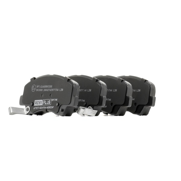 OEM 58101C8A10 RIDEX PLUS Jarrupalat, levyjarru 402B0524P varten KIA, HYUNDAI