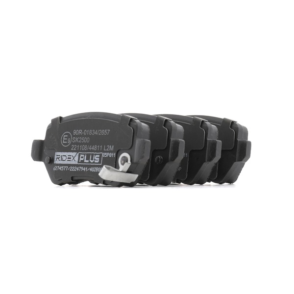 OEM 93176118 RIDEX PLUS Bremseklosser 402B0004P for OPEL, PEUGEOT, KIA, SAAB, CHEVROLET
