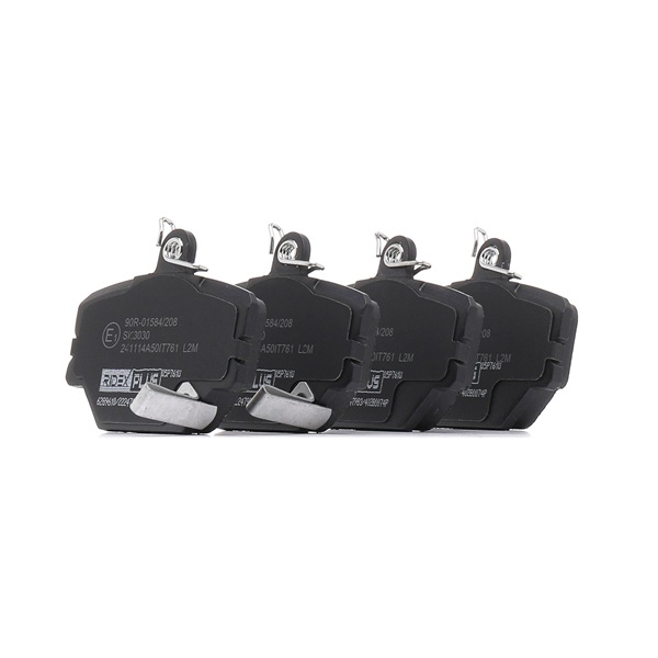 OEM A4514210210 RIDEX PLUS Brake pad set 402B0074P for MERCEDES-BENZ, JAGUAR, SMART, MERCURY