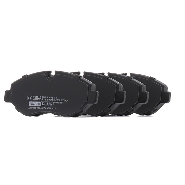 OEM 0044206720 RIDEX PLUS  Bremsbeläge 402B1071P für VW, MERCEDES-BENZ