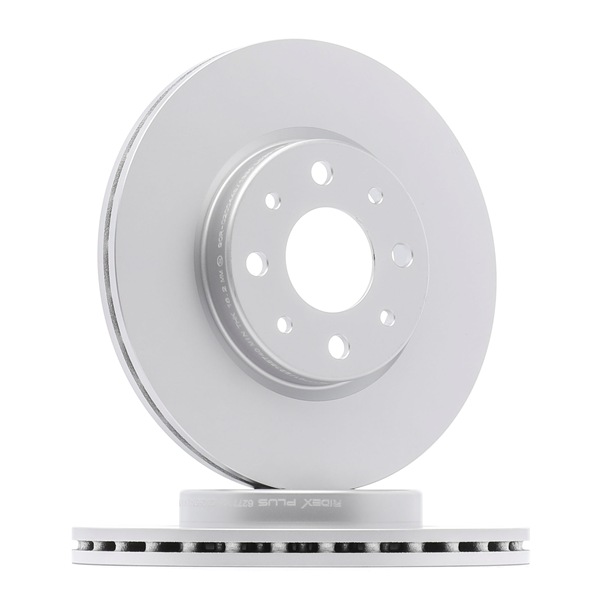 Remschijf (82B0068P) van RIDEX PLUS Voor FIAT Doblo Station wagon (119_, 223_) 1.8 (76 KW / 103 PK / Van 2003)