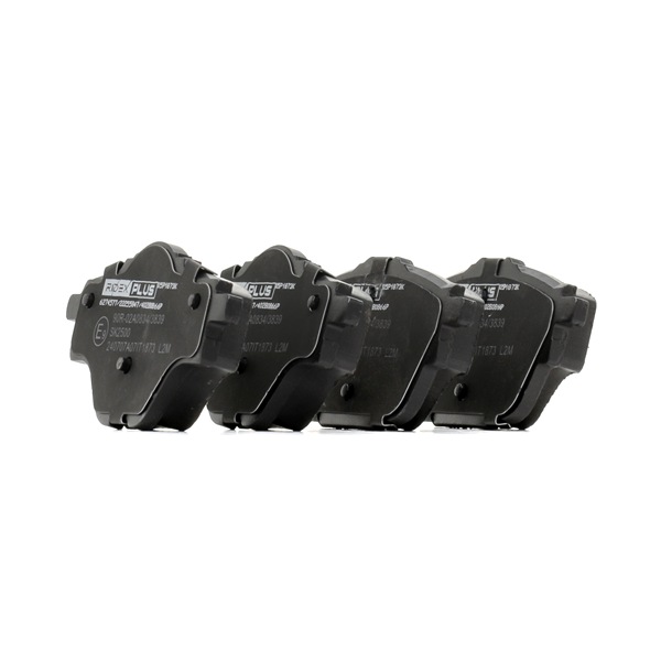 RIDEX PLUS Kit pastiglie freni (402B0866P) per DS DS 4 II PureTech 130 (96 KW / 131 CV / dal 2021)