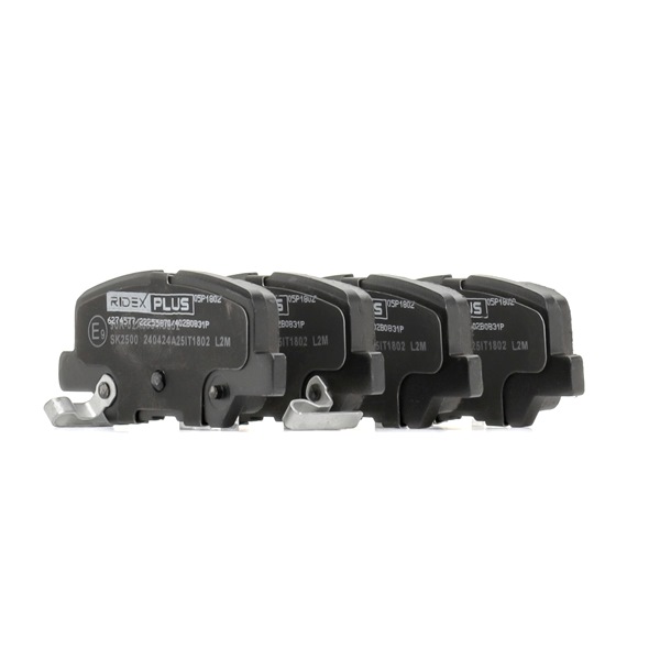 RIDEX PLUS Bremsbeläge (402B0831P) für MITSUBISHI OUTLANDER III (GG_W, GF_W, ZJ) 2.0 (105 KW / 143 PS / ab 2012)