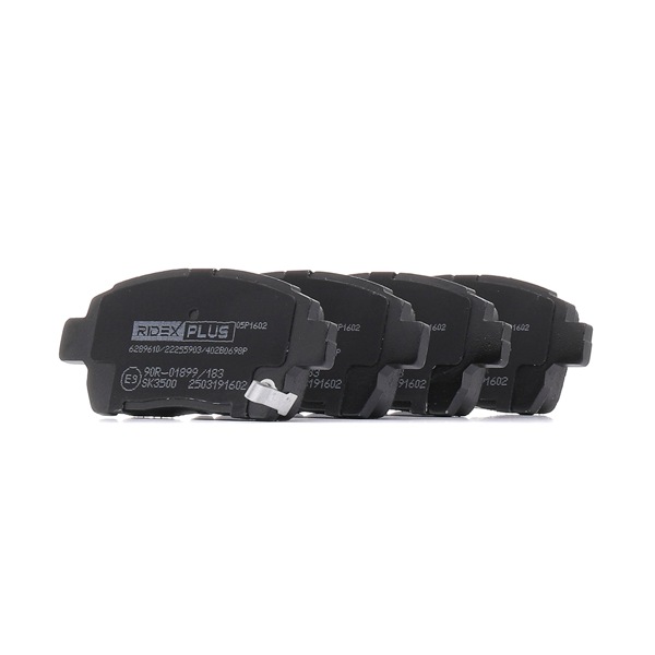 OEM 044650D030 RIDEX PLUS Bromsbelägg 402B0698P för TOYOTA, LEXUS, SATURN, WIESMANN