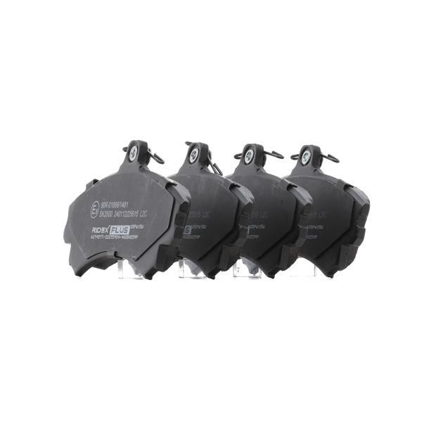 RIDEX PLUS Bremsbeläge (402B0059P) für MITSUBISHI COLT VI (Z3_A, Z2_A) 1.5 DI-D (Z38A) (50 KW / 68 PS / ab 2004)