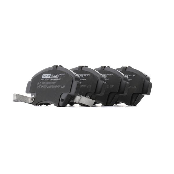 RIDEX PLUS Pastilhas de travão (402B0649P) para HONDA JAZZ SHUTTLE (GG8, GG7, GP2) 1.3 Hybrid (GP2) (65 KW / 88 CV / de 2011)