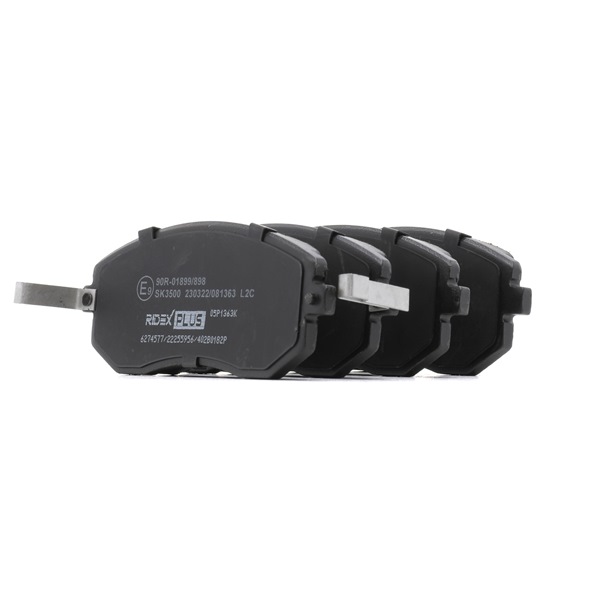 RIDEX PLUS Pastilhas de travão (402B0182P) para SUBARU Legacy IV Carrinha (BP) 2.0 AWD (118 KW / 160 CV / de 2003)