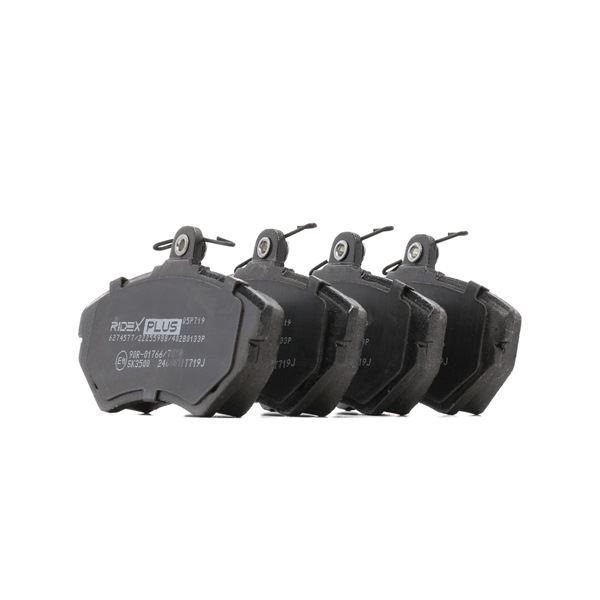 OEM 8E0698151 RIDEX PLUS Kit pastiglie freni 402B0133P per VOLKSWAGEN, MERCEDES-BENZ, AUDI, SEAT, SKODA
