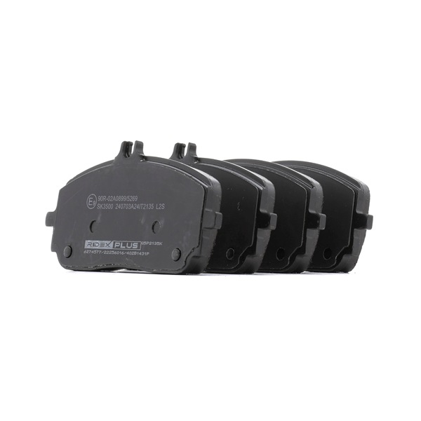 OEM A0004204802 RIDEX PLUS Jarrupalat, levyjarru 402B1431P varten MERCEDES-BENZ