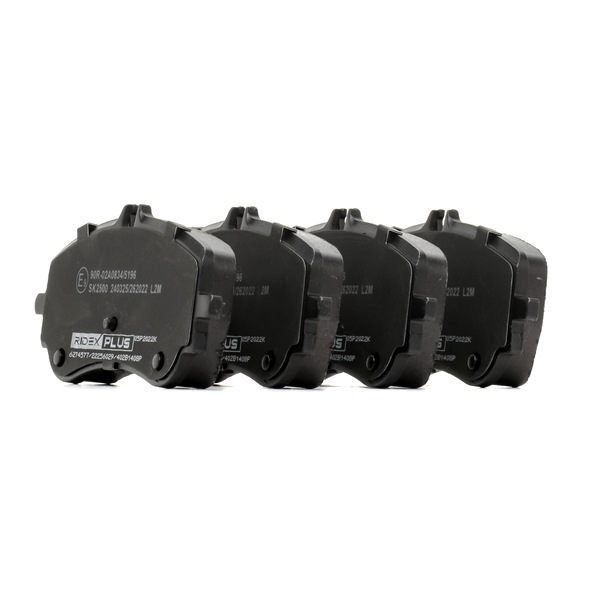 RIDEX PLUS Bremsbeläge (402B1408P) für MAN TGE Bus (UY_) 2.0 TDI RWD (130 KW / 177 PS / ab 2017)