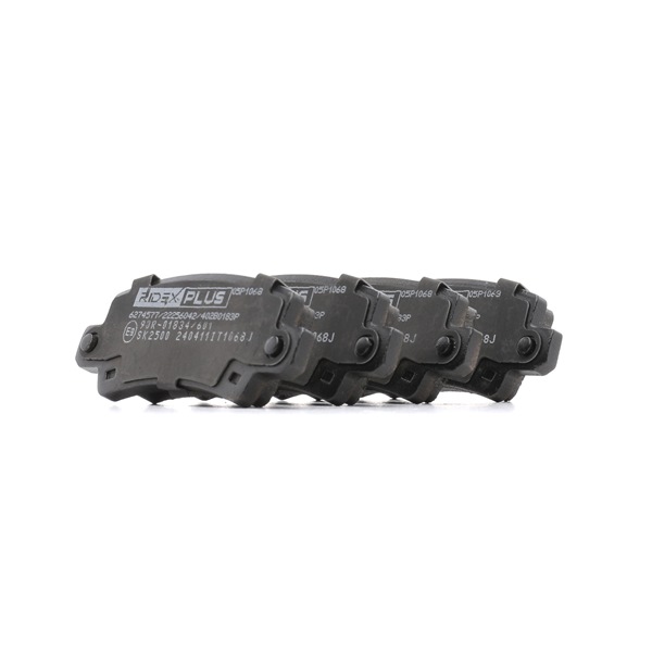 RIDEX PLUS Juego de pastillas de freno (402B0183P) para TOYOTA COROLLA Ranchera familiar (_E12J_, _E12T_) 2.0 D-4D (CDE120_) (66 KW / 90 CV / de 2002)