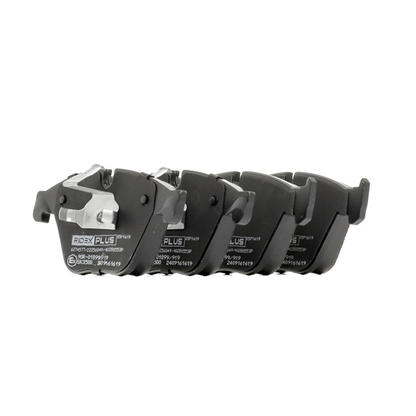 Remblokken (402B0553P) van RIDEX PLUS Voor BMW 5 Sedan (F10) 528 i (180 KW / 245 PK / Van 2011)