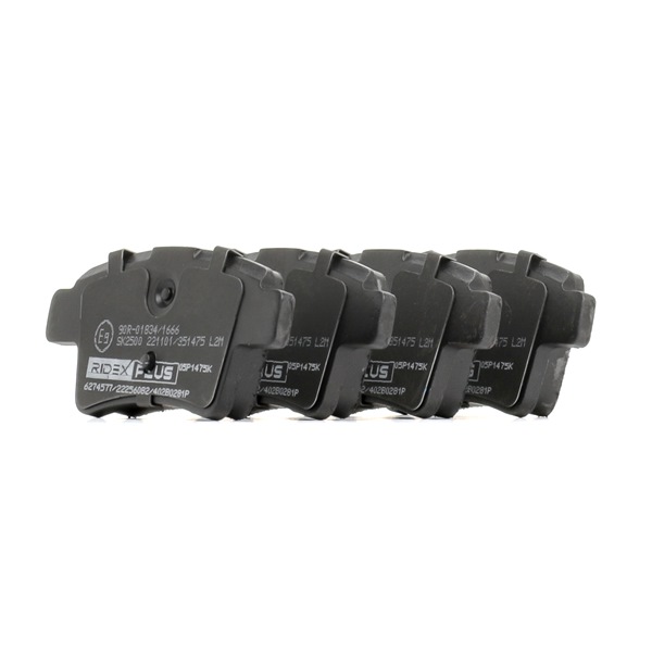Remblokken (402B0281P) van RIDEX PLUS Voor CITROËN C4 Picasso I (UD_) 1.6 THP (103 KW / 140 PK / Van 2008)