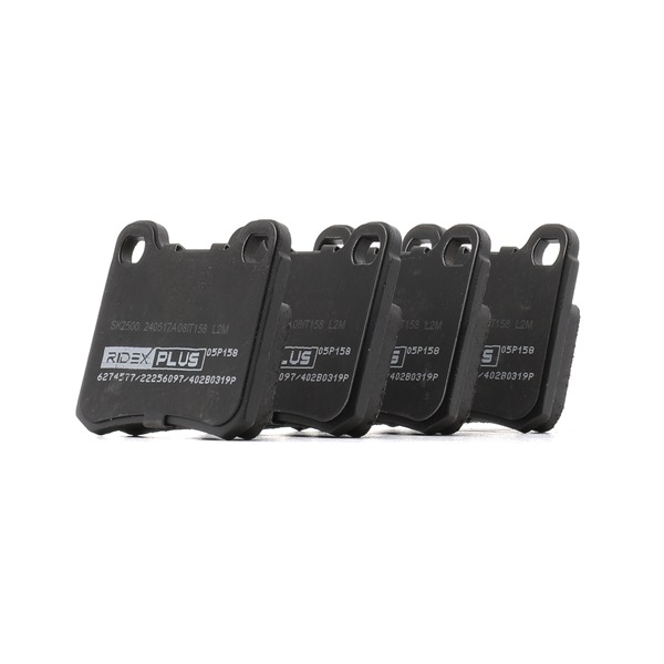 OEM A0014200120 RIDEX PLUS Jarrupalat, levyjarru 402B0319P varten MERCEDES-BENZ