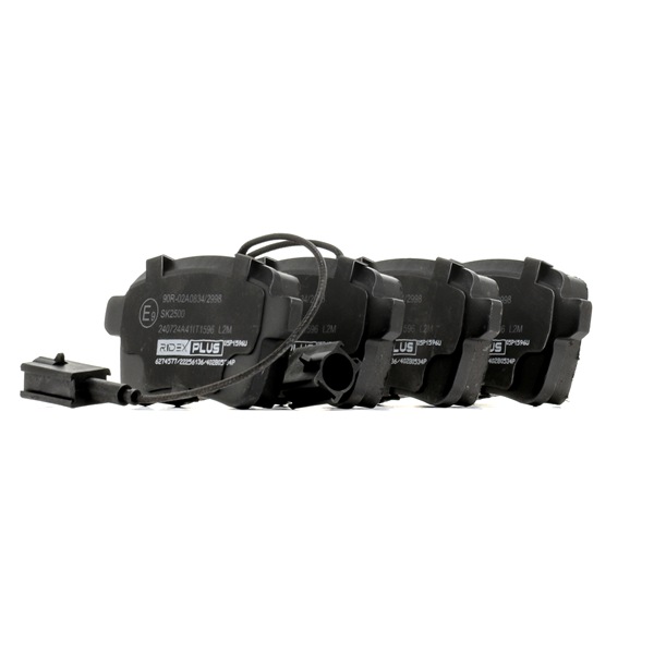 RIDEX PLUS Brake pad set (402B0534P) for DODGE Dart Saloon (PF) 1.4 T (119 KW / 162 HP / from 2012)