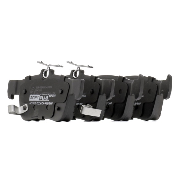 Remblokken (402B1344P) van RIDEX PLUS Voor HONDA CIVIC X Hatchback (FC_, FK) 1.5 VTEC (FK7) (125 KW / 170 PK / Van 2017)