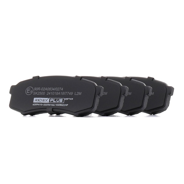 OEM 0446660080 RIDEX PLUS Bromsbelägg 402B0231P för TOYOTA, MITSUBISHI, LEXUS, SATURN, WIESMANN