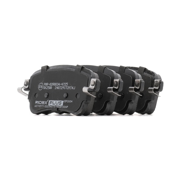 RIDEX PLUS Juego de pastillas de freno (402B1326P) para OPEL Vivaro C Combi (K0) VIVARO-E (100 KW / 136 CV / de 2020)