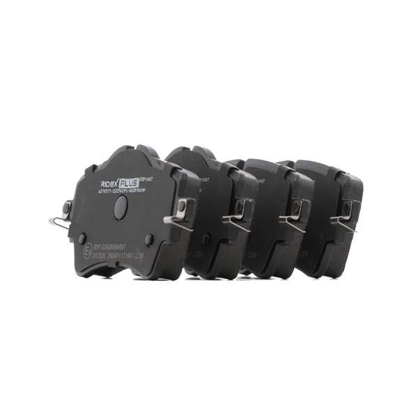 RIDEX PLUS Brake pad set (402B1069P) for MINI Hatchback (F55) Cooper S (120 KW / 163 HP / from 2013)