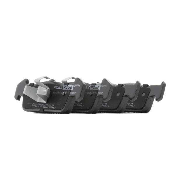Remblokken (402B1086P) van RIDEX PLUS Voor DACIA LOGAN II 1.2 (54 KW / 73 PK / Van 2015)