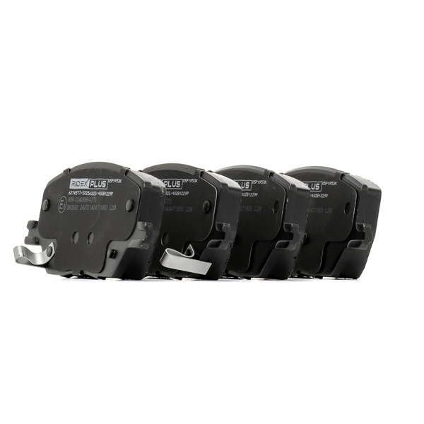 RIDEX PLUS Kit pastiglie freni (402B1229P) per JEEP Compass (MP, M6) 1.4 MultiAir (103 KW / 140 CV / dal 2017)