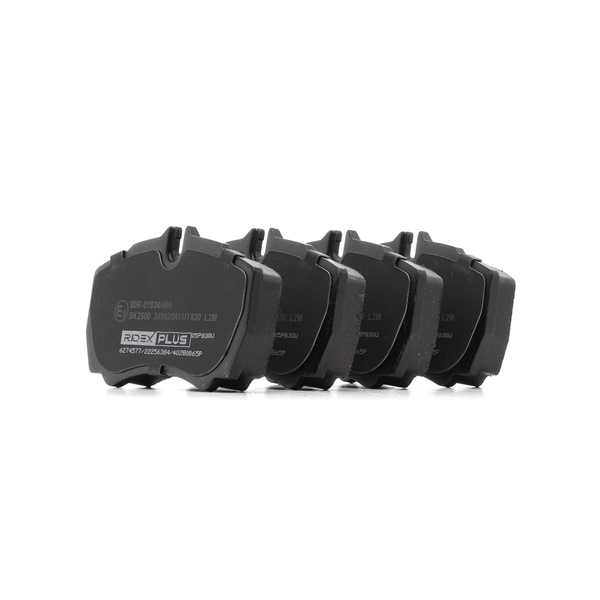 Remblokken (402B0865P) van RIDEX PLUS Voor IVECO DAILY V Bestelwagen/Bus 29S11, 29L11, 35C11, 35S11, 40C11 (78 KW / 106 PK / Van 2011)