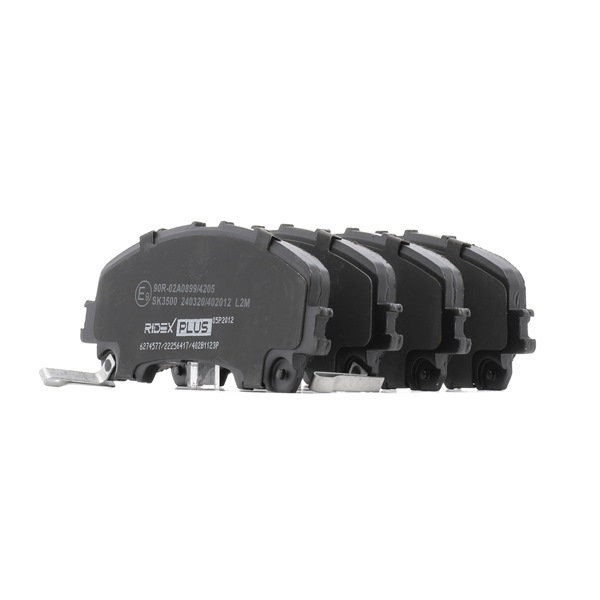 OEM D10604CC0A RIDEX PLUS Jarrupalat, levyjarru 402B1123P varten NISSAN, RENAULT, INFINITI