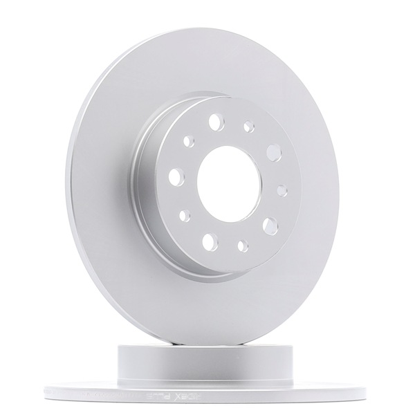 Remschijf (82B1235P) van RIDEX PLUS Voor FIAT 500L (351_, 352_) 0.9 Natural Power (199LYC1B) (59 KW / 80 PK / Van 2017)