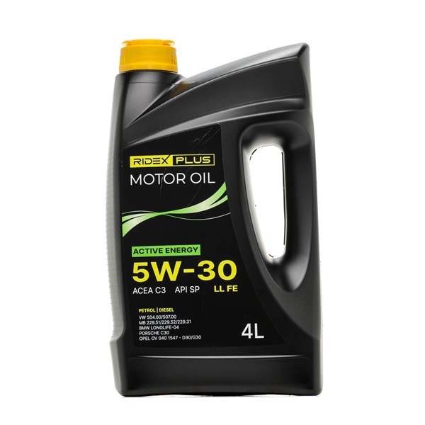 RIDEX PLUS Motoröl (1862O0347P) von Ihrem MINI Schrägheck (R56) One (55 KW / 75 PS / ab 2010)
