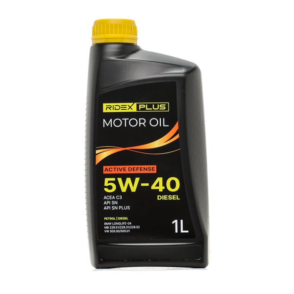 RIDEX PLUS Huile moteur (1862O0021P) pour RENAULT Trafic II Van (FL) 2.5 dCi (84 KW / 114 CH / de 2007)