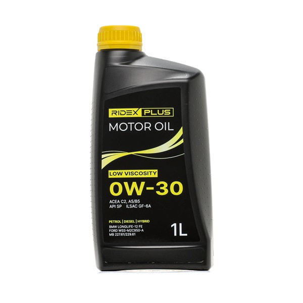 RIDEX PLUS Engine oil (1862O0331P) for VOLVO V60 (155, 157) D6 Hybrid AWD (206 KW / 280 HP / from 2012)