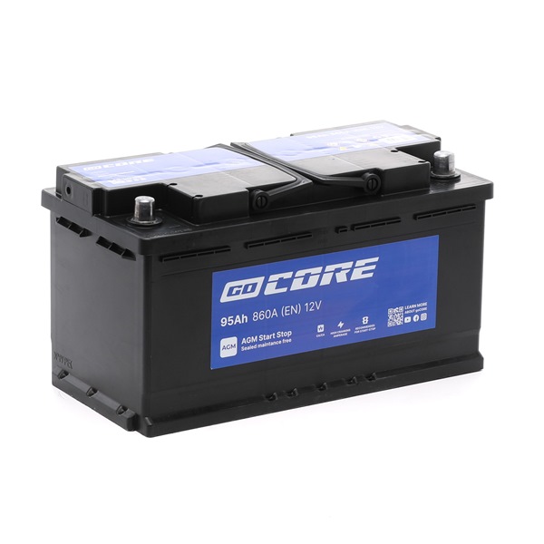 OEM 3D0915105G goCORE  Batterie GCA0005 für VW, AUDI, BMW, MERCEDES-BENZ, FORD