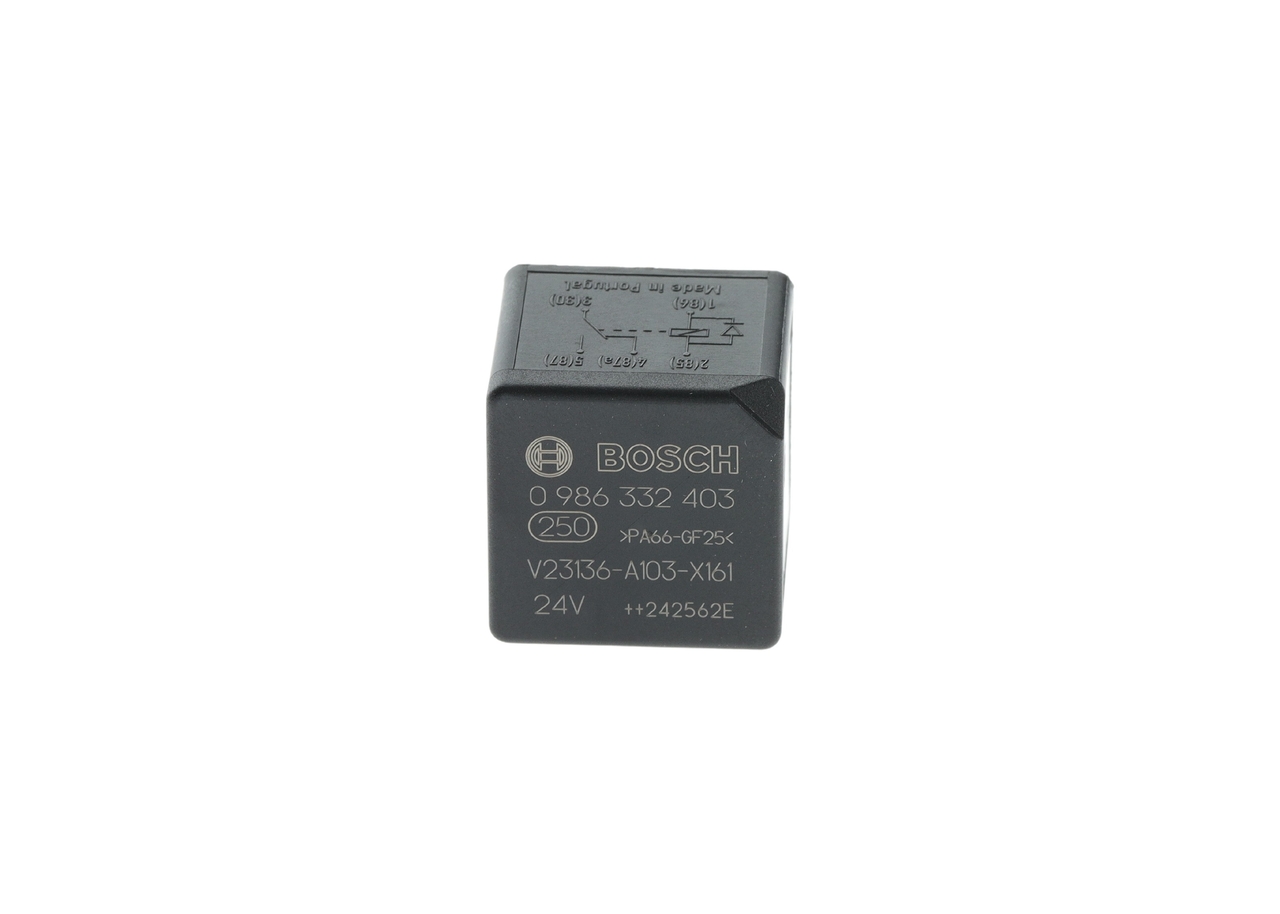 OEM A0045457805 BOSCH Rele, työvirta 0 986 332 403 varten MERCEDES-BENZ