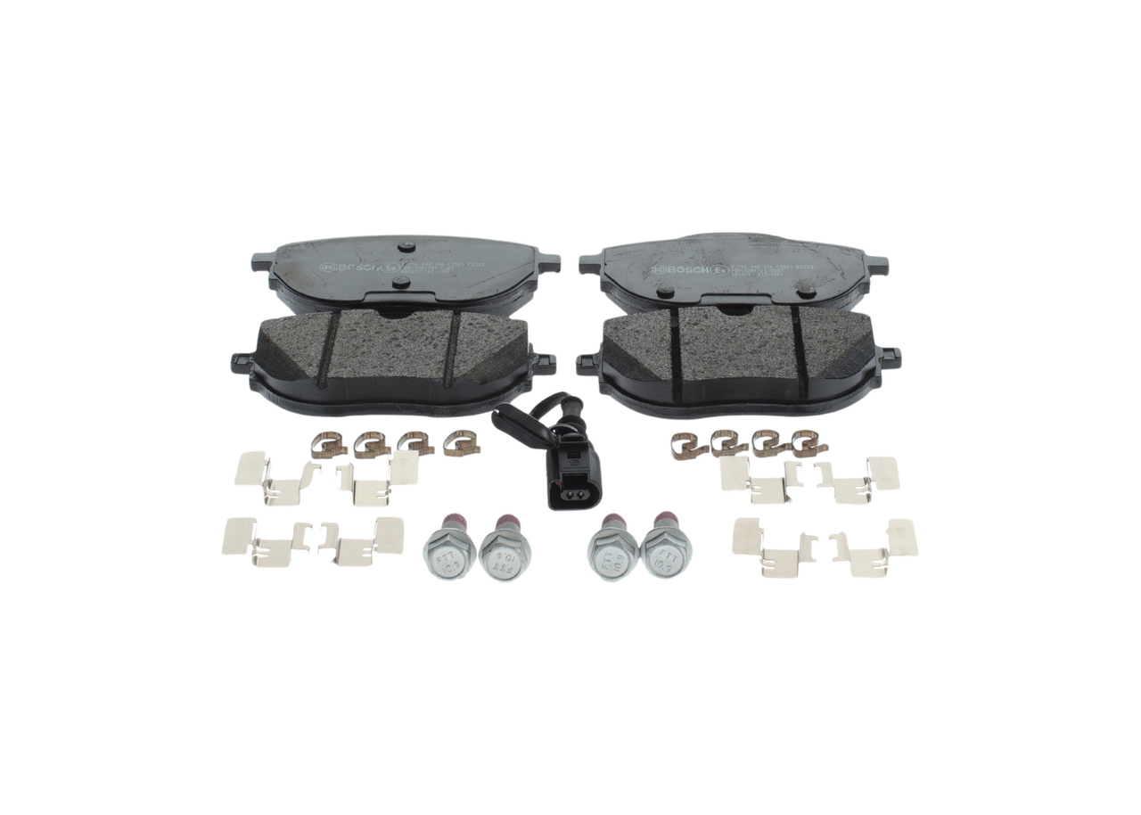 OEM 7LA698151B BOSCH Brake pad set 0 986 460 116 for VW, AUDI, SKODA, SEAT