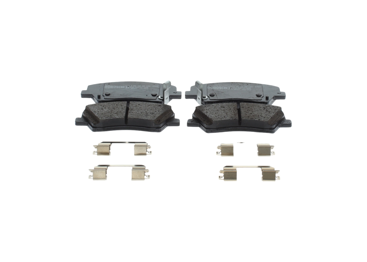 OEM 58101G2A10 BOSCH Jarrupalat, levyjarru 0 986 460 189 varten FORD, KIA, HYUNDAI, FORD USA