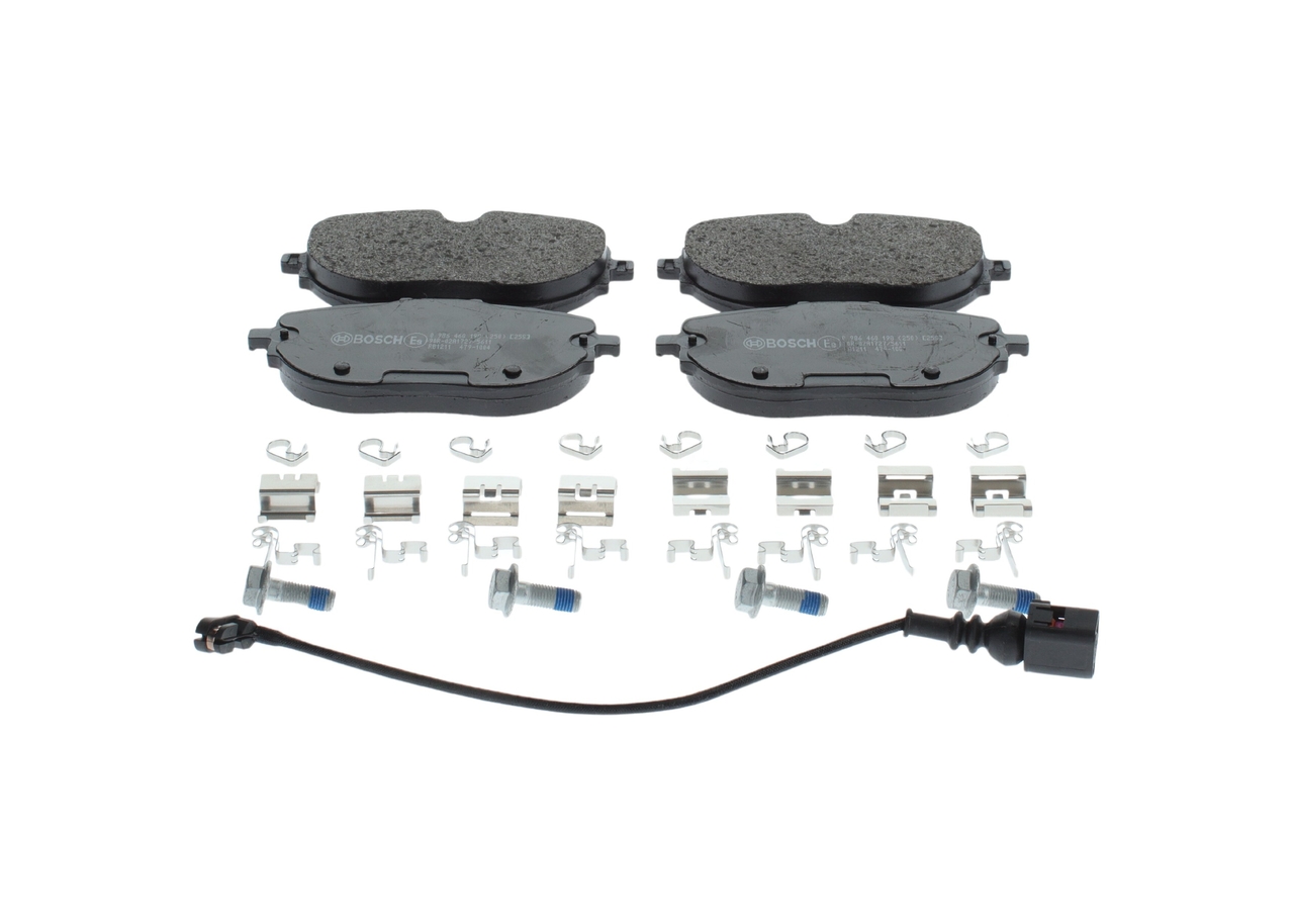 BOSCH Bremsbeläge (0 986 460 198) in erstklassiger Qualität für VW ID.3 (E11_) Pro (170 KW / 231 PS / de 2024)