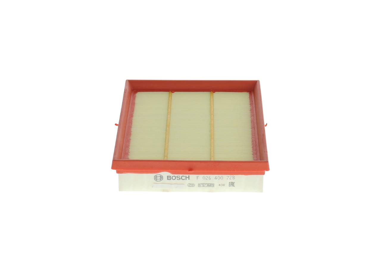 BOSCH Luftfilter (F 026 400 728) von Ihrem FORD Kuga Mk3 2.5 Duratec Plug-in-Hybrid 4x4 (165 KW / 224 PS / ab 2019)