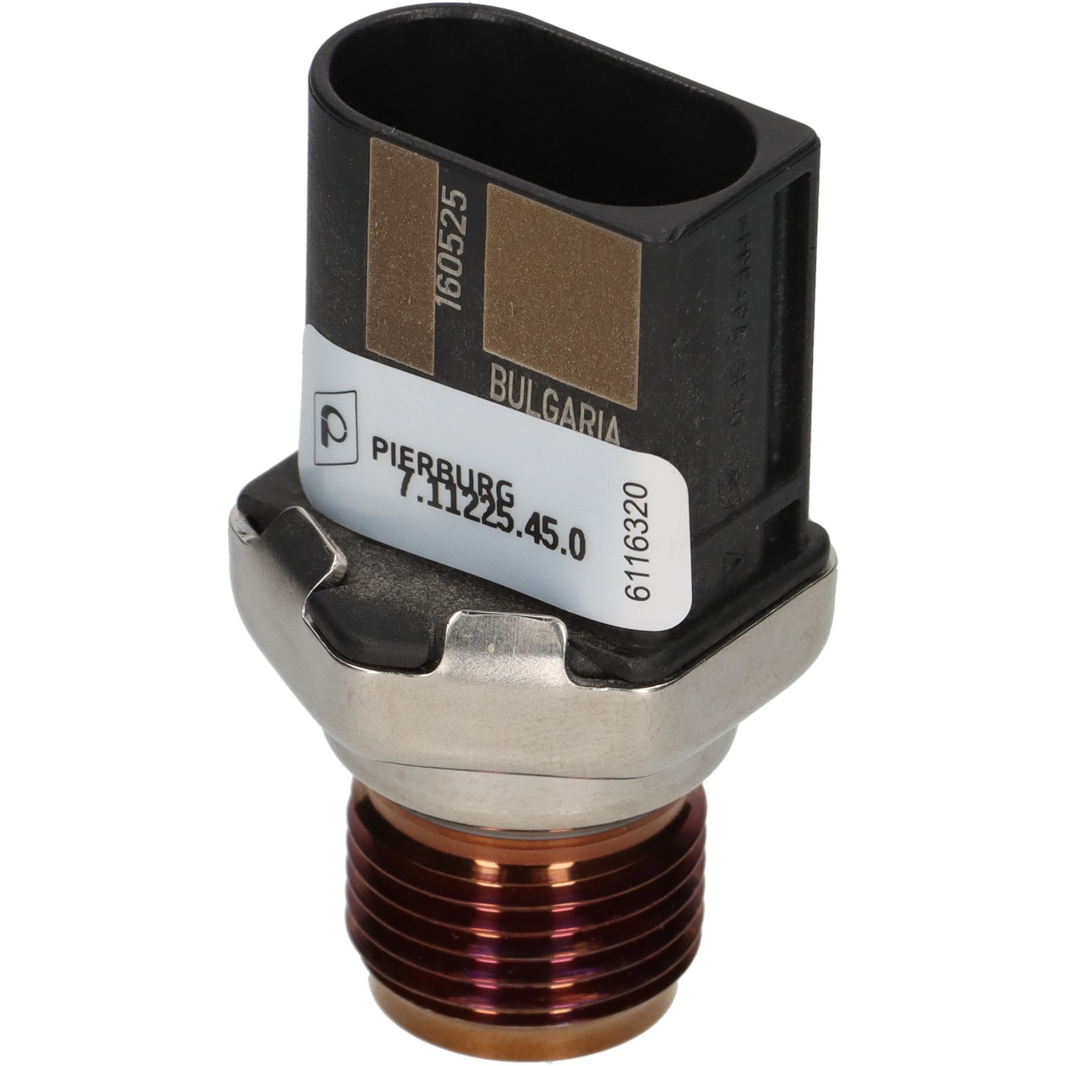 OEM 04L906054F PIERBURG Capteur, pression de carburant 7.11225.45.0 pour VOLKSWAGEN, AUDI, SEAT, SKODA, LAND ROVER