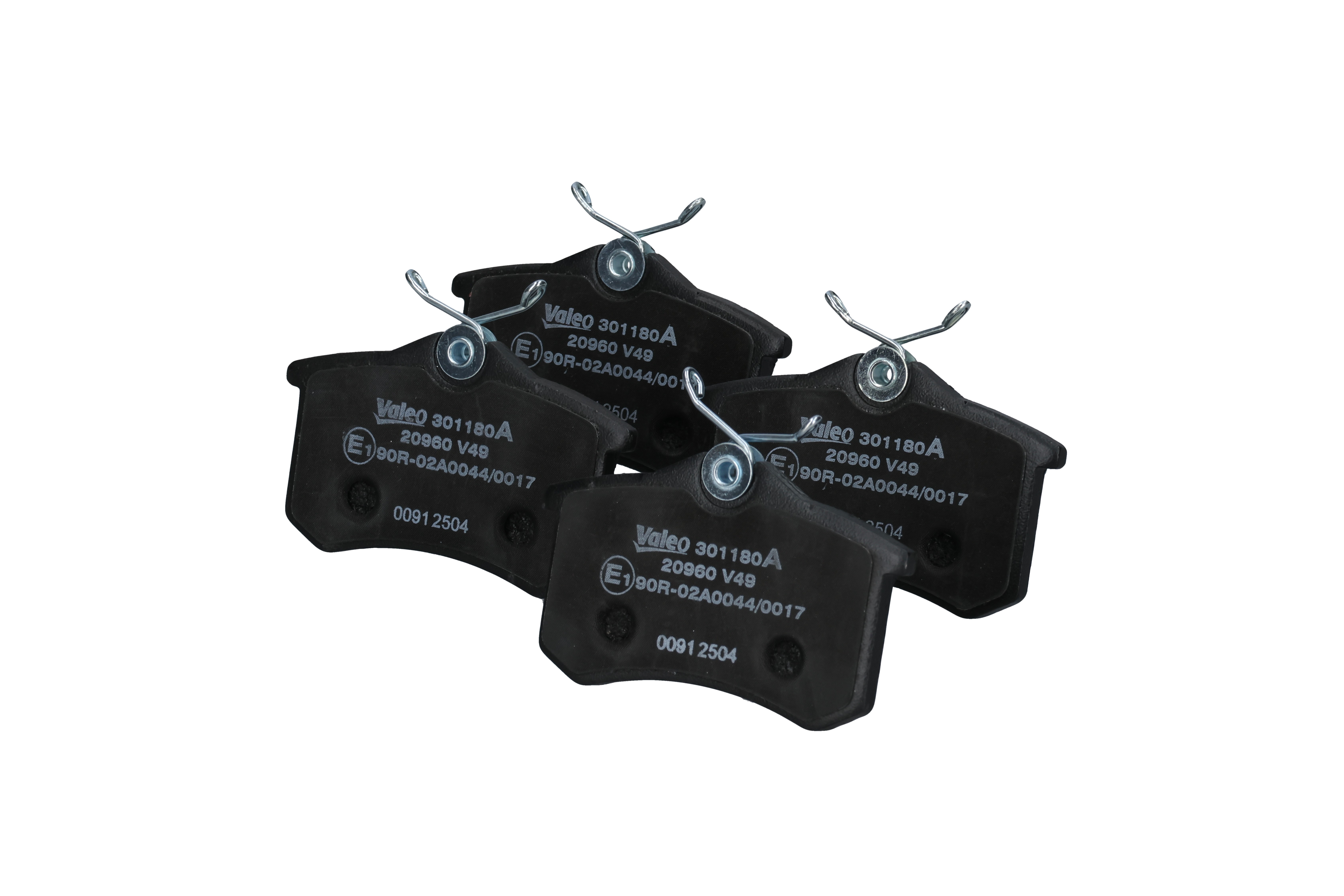 OEM 7701206343 VALEO Kit pastiglie freni 301180A per VOLKSWAGEN, AUDI, FORD, RENAULT, PEUGEOT