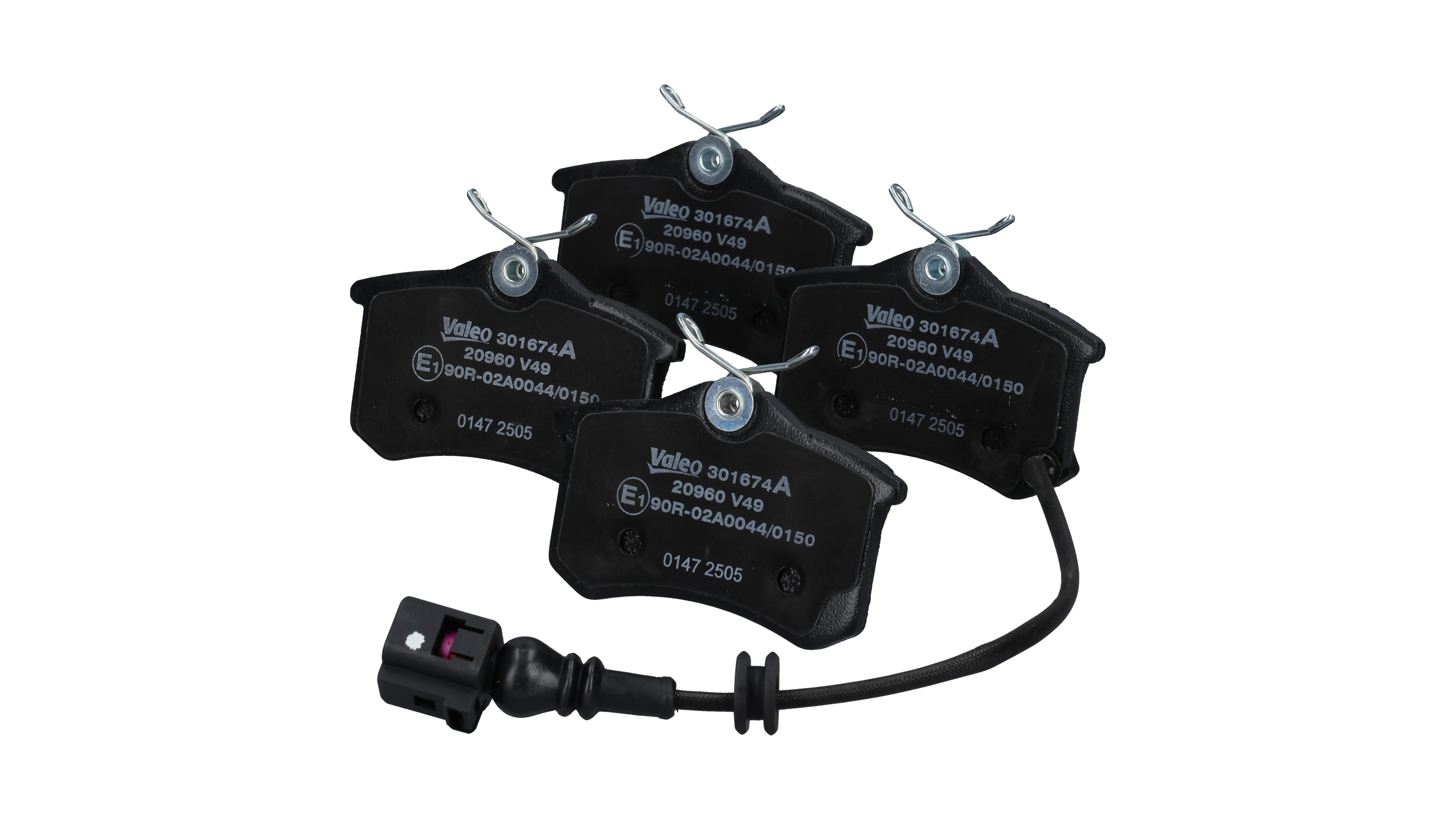 OEM 5K0698451B VALEO Kit pastiglie freni 301674A per VOLKSWAGEN, AUDI, SEAT, SKODA, PORSCHE