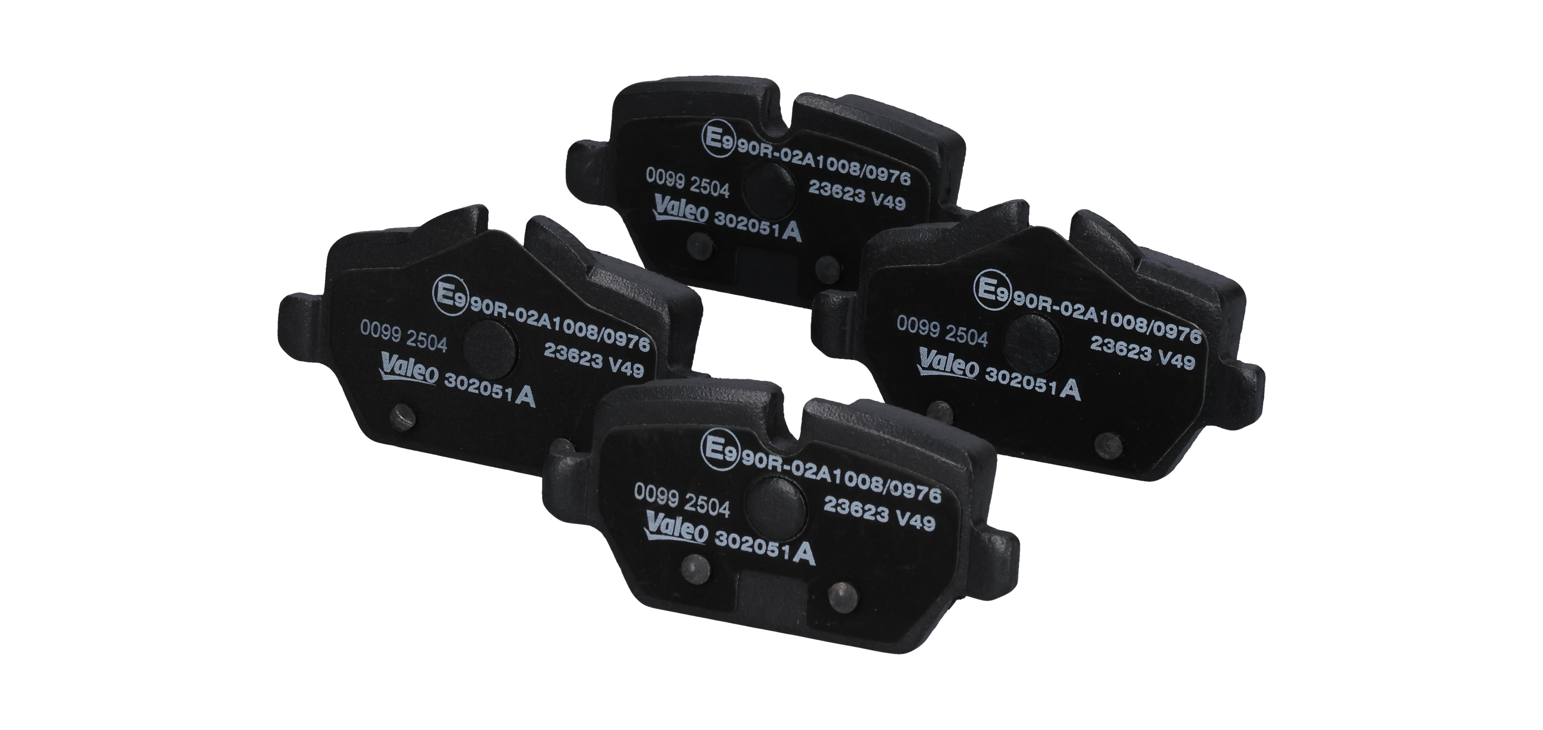 OEM 34212288890 VALEO Remblokken 302051A voor BMW