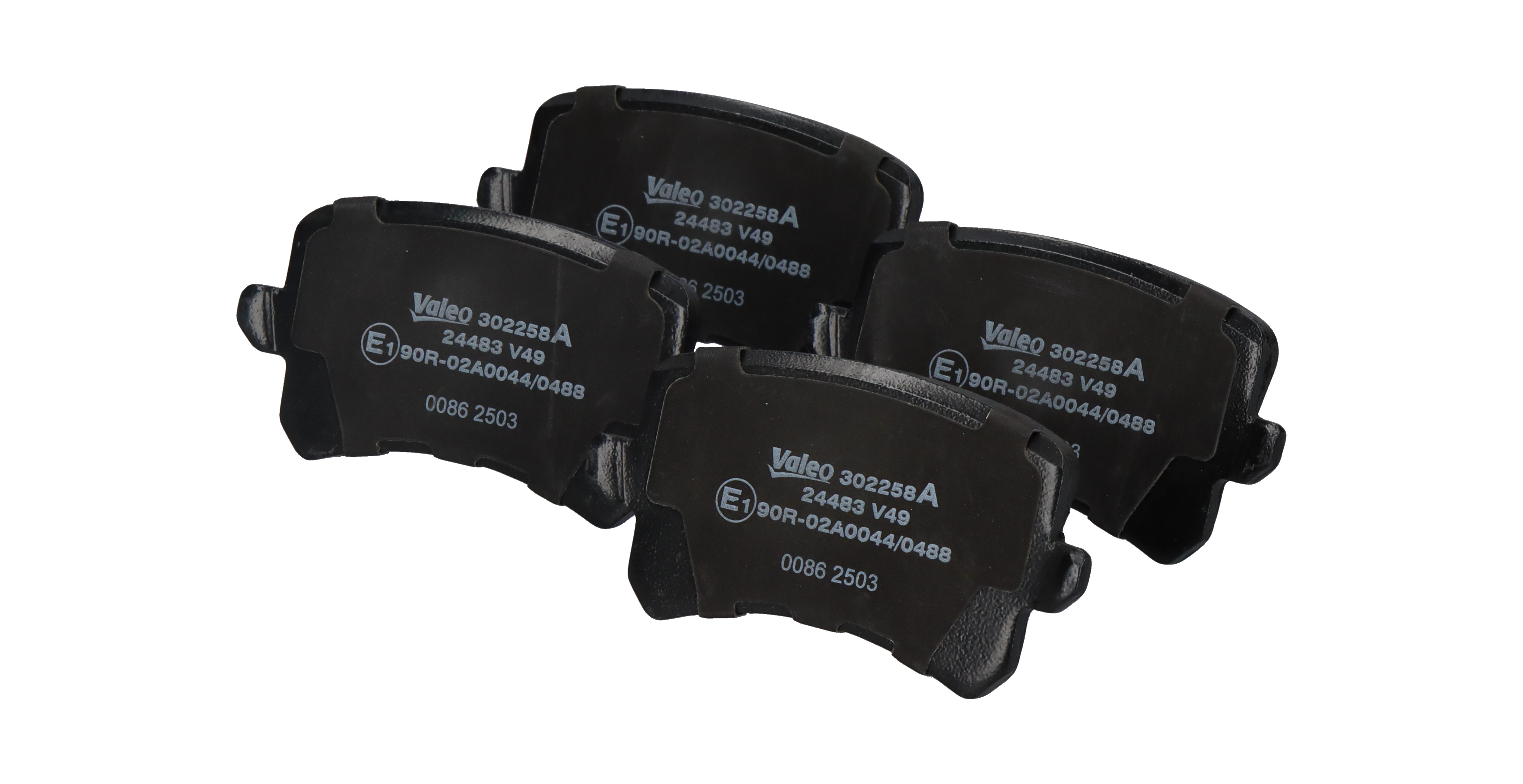 OEM 3C0698451D VALEO  Bremsbeläge 302258A für VW, AUDI, SKODA, SEAT, PORSCHE